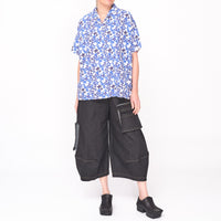 261153 Samantha Blue Flowers Shirt