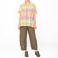 261153 Samantha Multi Color Check Shirt