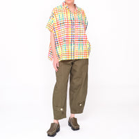261153 Samantha Multi Color Check Shirt