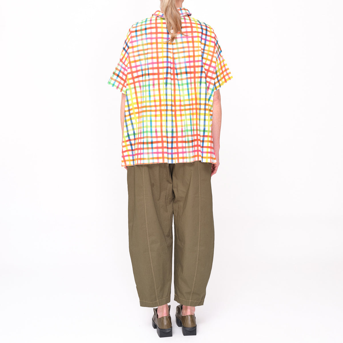 261153 Samantha Multi Color Check Shirt