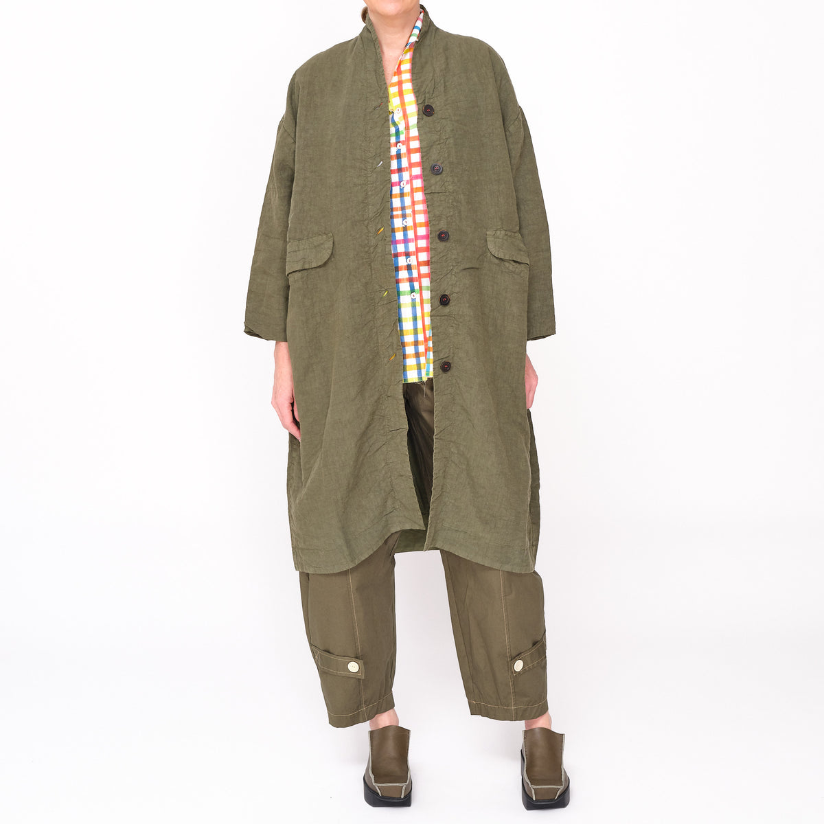 261121 Corinne Coat Military