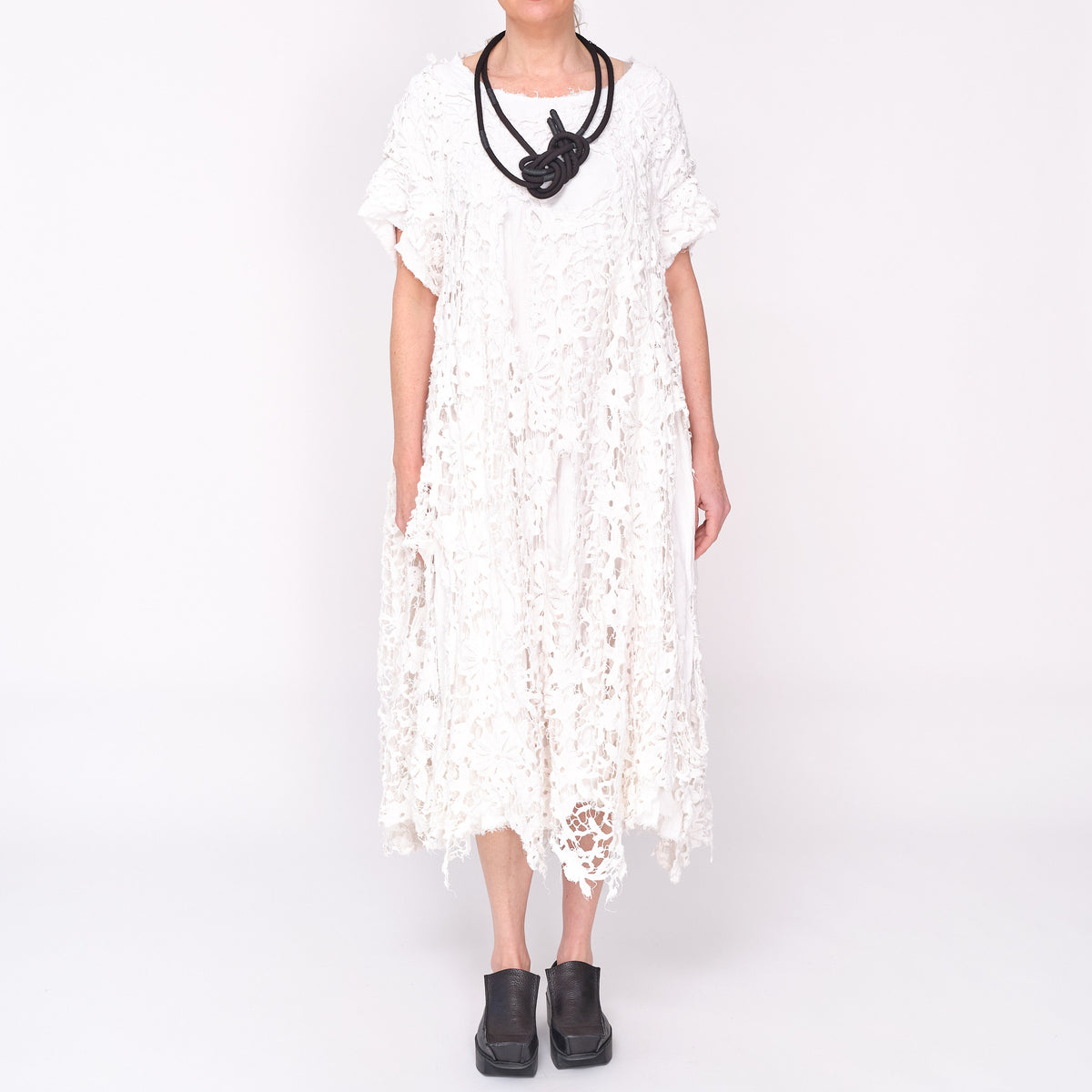 2090909 Dress Seafoam Fog Lace
