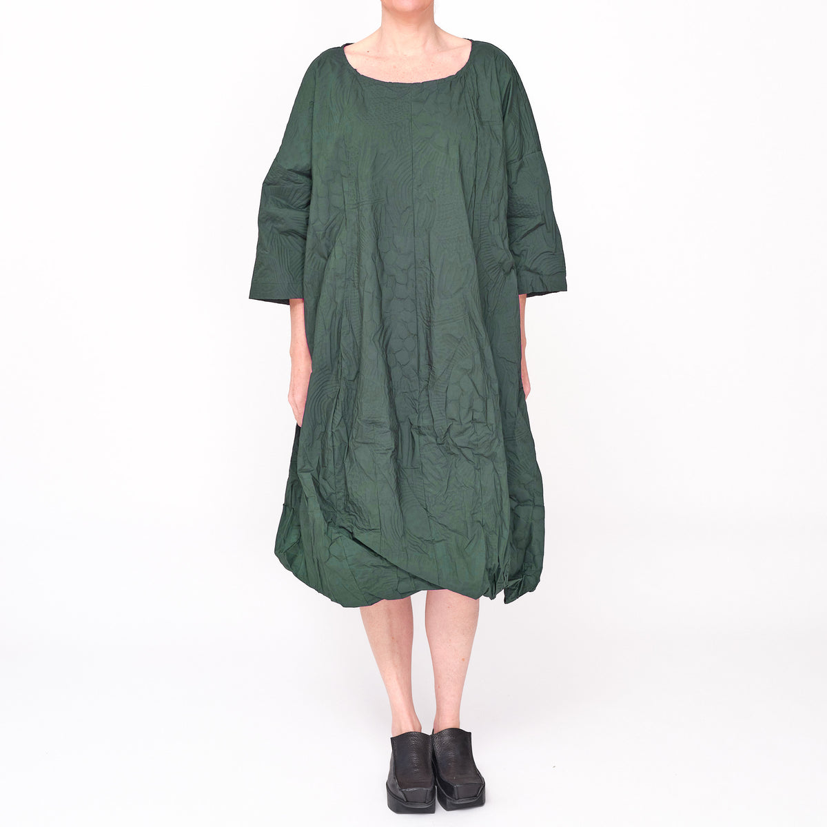 3420910 Tree Poplin Print Dress