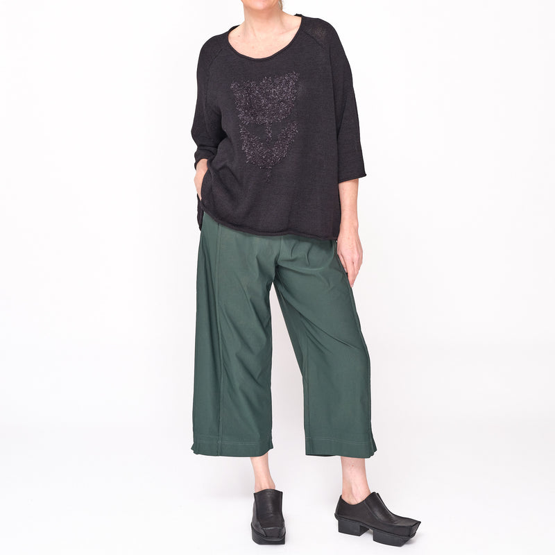 3480704 Black Jacquard Jumper