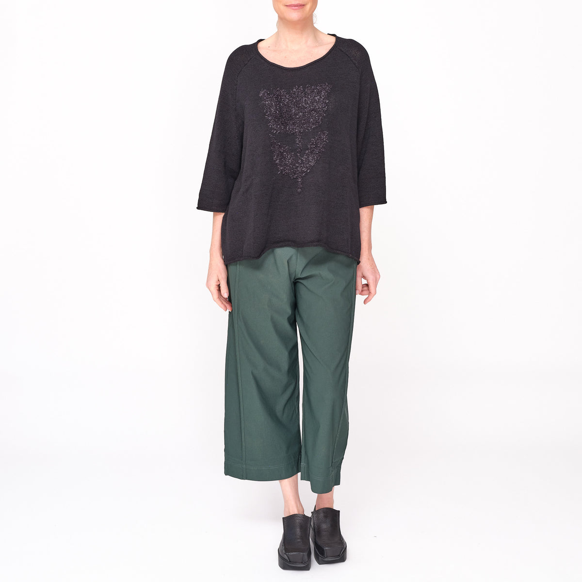 3220107  Wide Easy Grass Pant