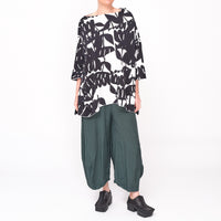 3470508 Black Print Easy Tee