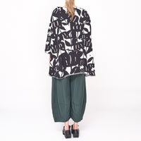 3470508 Black Print Easy Tee