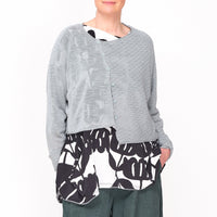 3470508 Black Print Easy Tee