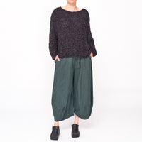 3480701 Black Chunky Knit Jumper