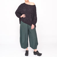 3480701 Black Chunky Knit Jumper