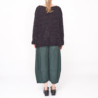 3480701 Black Chunky Knit Jumper