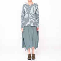 3220306 Tulip Seamed Grass Skirt