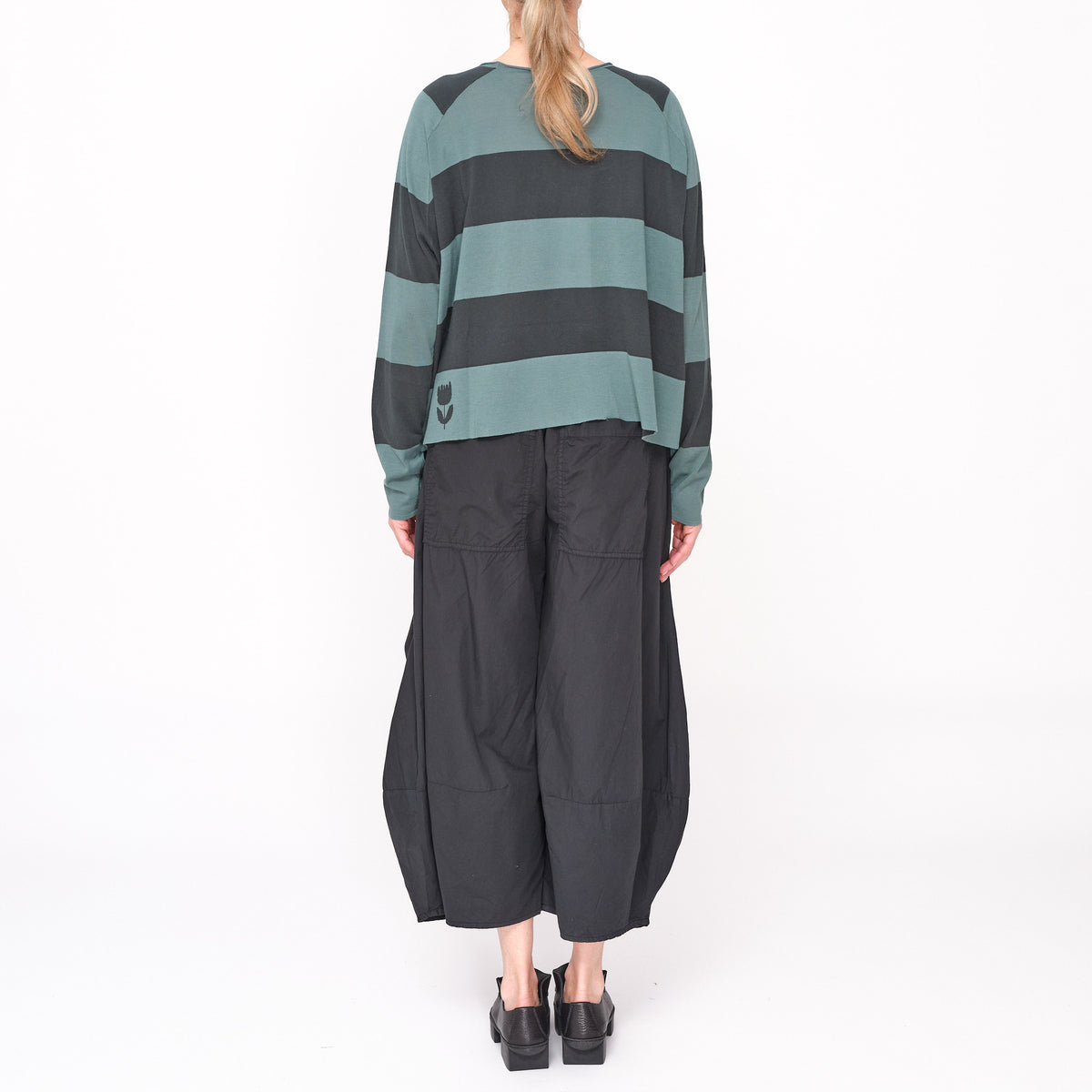 3330701 Grass Tree Stripe Pullover