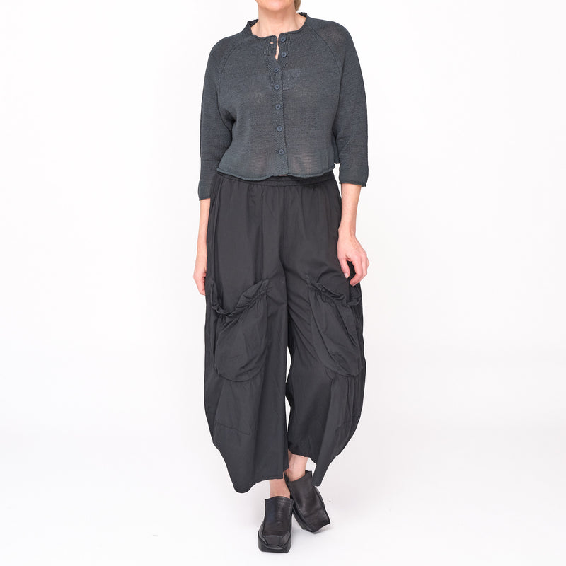 3727107 Tree High Neck Cardigan