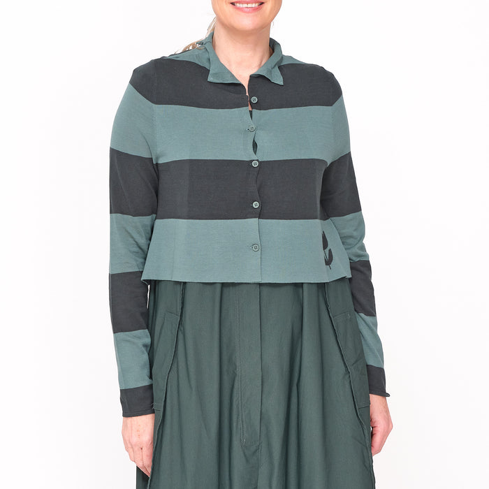 3331702 Grass Tree Stripe Cardigan