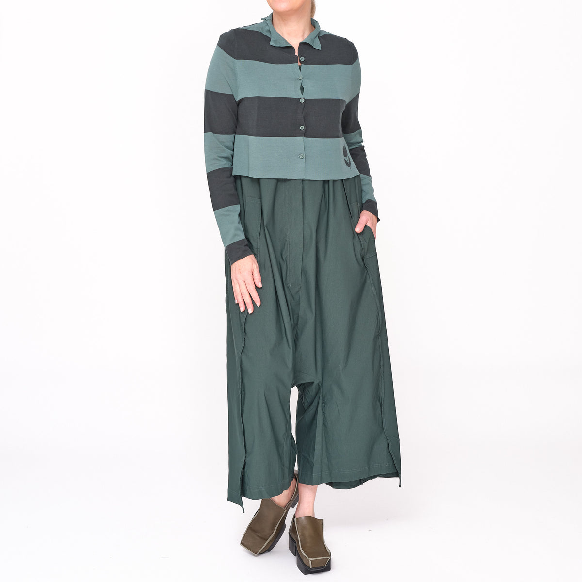 3331702 Grass Tree Stripe Cardigan