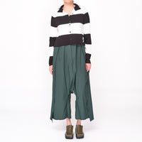3331702 Black Off White Stripe Cardigan