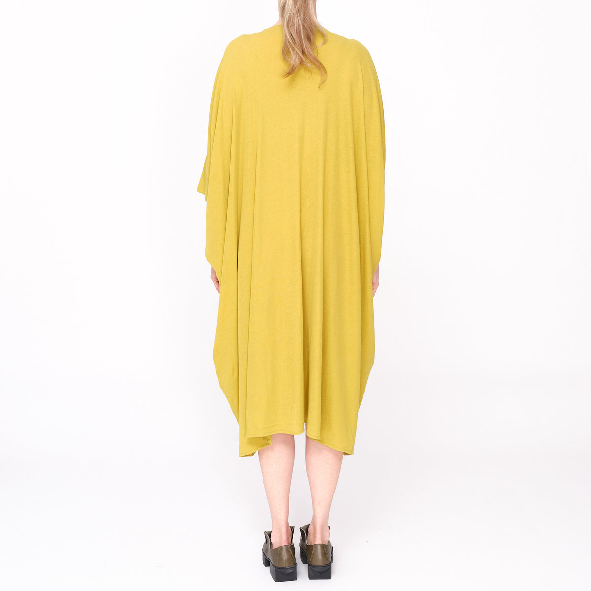261 011 Dual Print Dress Yellow