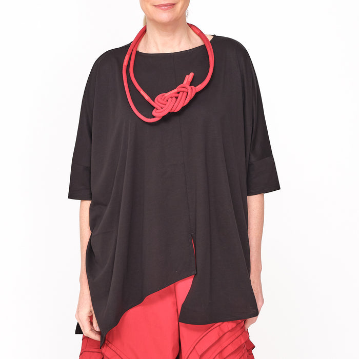261 429 Knot Necklace Red