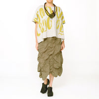 261 412 Rhea Olive Skirt