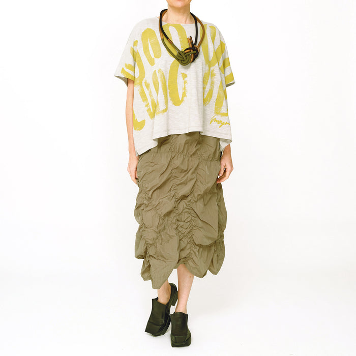 261 412 Rhea Olive Skirt