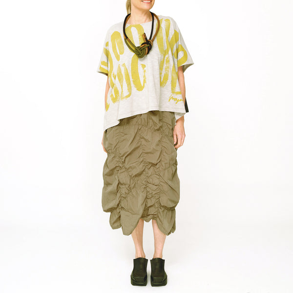 261 412 Rhea Olive Skirt