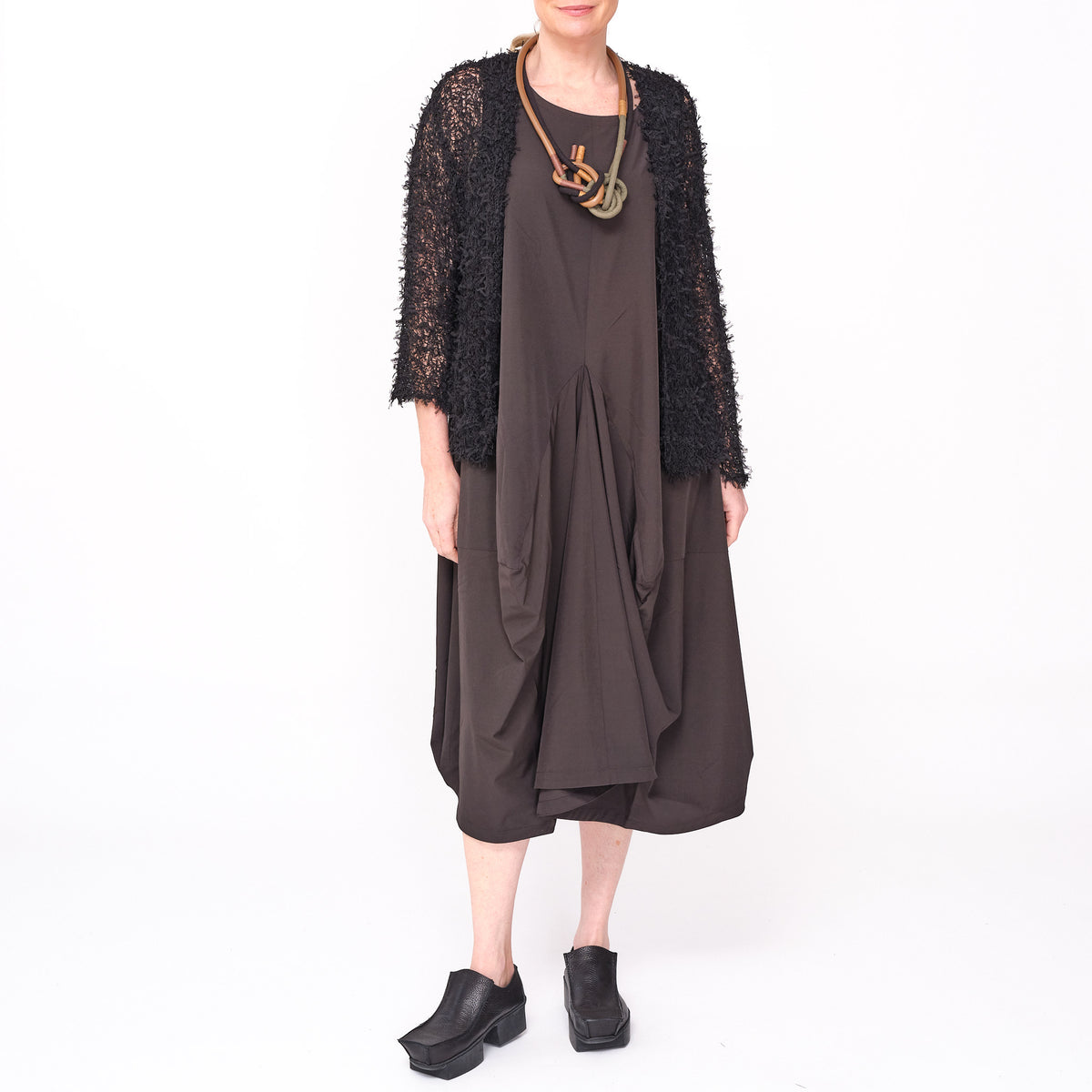 261 624  Kyomi Black Dress