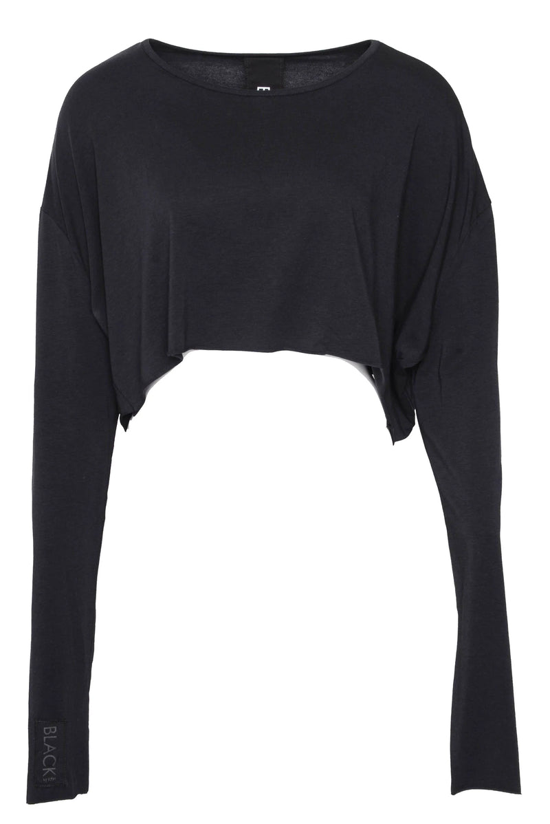 Cropped Top in Black - 231.09.01