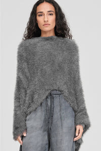 Sleeved Distort Shrug - Moonrock