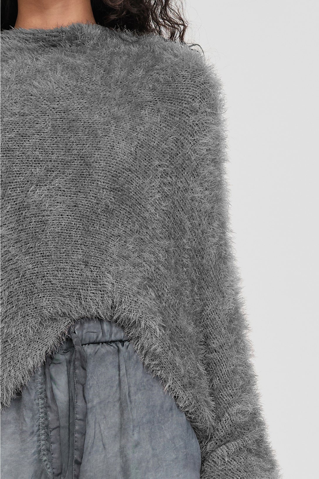 Sleeved Distort Shrug - Moonrock