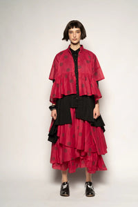Dotto Layer Skirt Rose