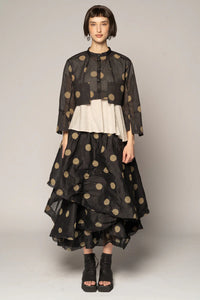 Dotto Layer Skirt Black