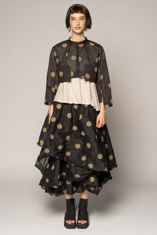 Dotto Black Short Jacket