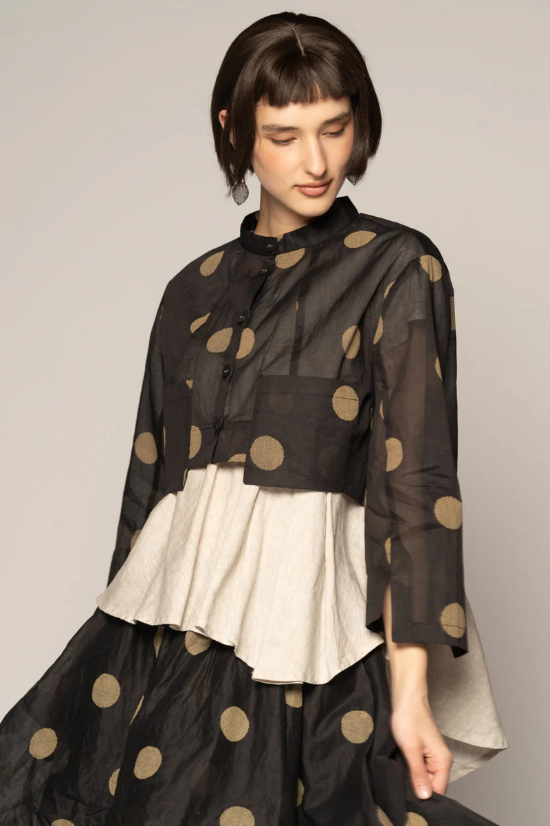 Dotto Short Jacket Black