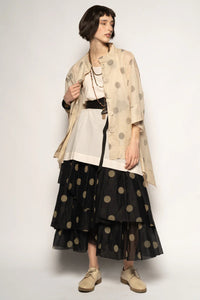 Dotto Layer Skirt Black