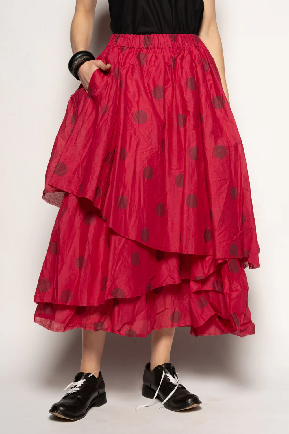 Dotto Layer Skirt Rose