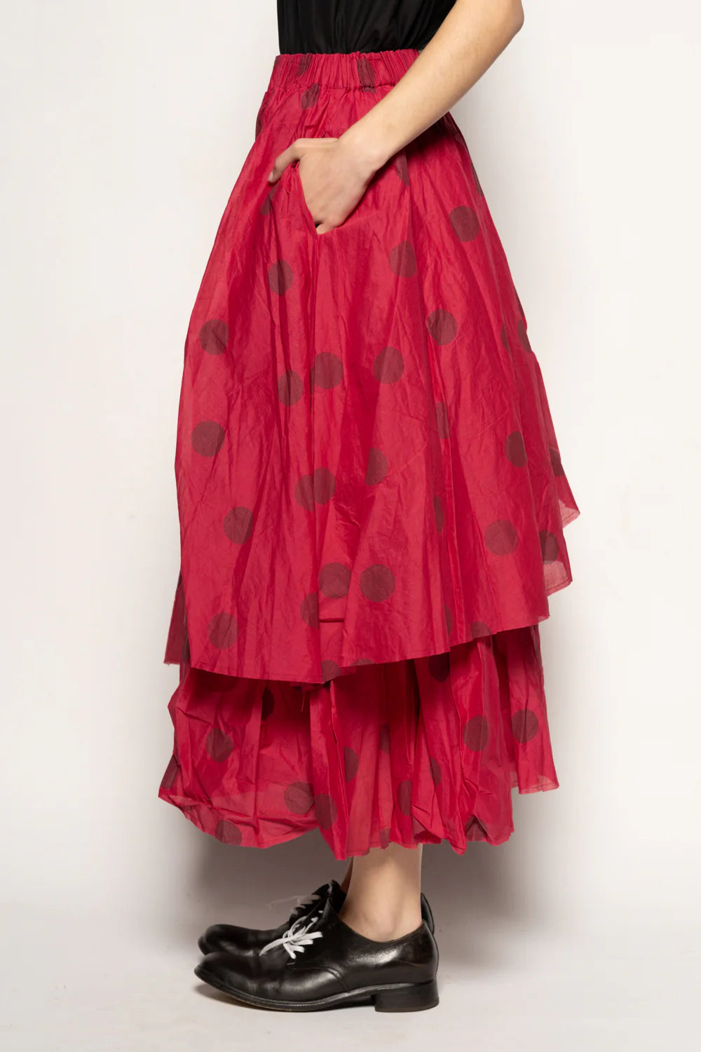 Dotto Layer Skirt Rose
