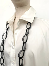 Bollicina Mesh Black Necklace
