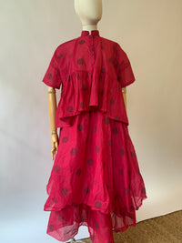 Dotto Layer Skirt Rose