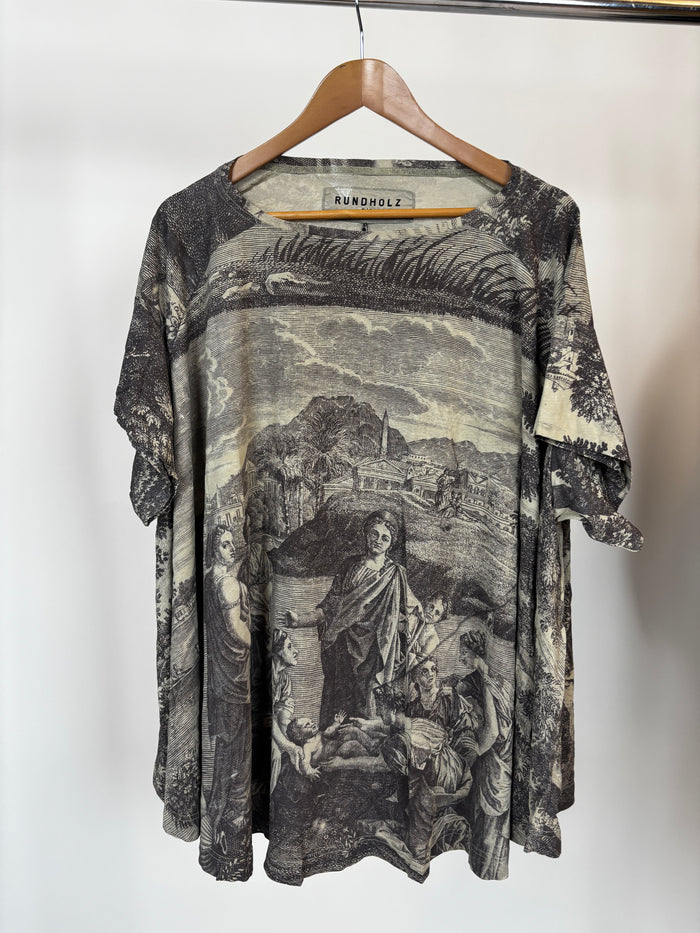2300506 Ember Print Swing Tee