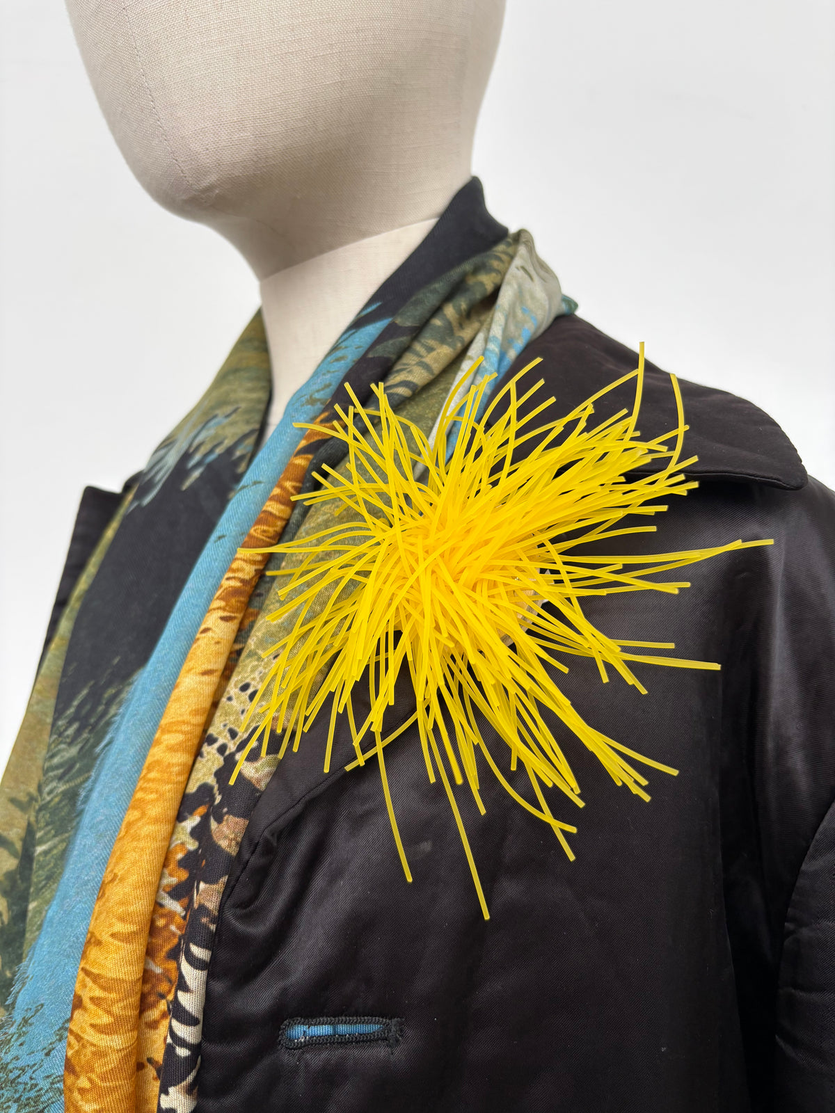 Yellow Spike Brooch