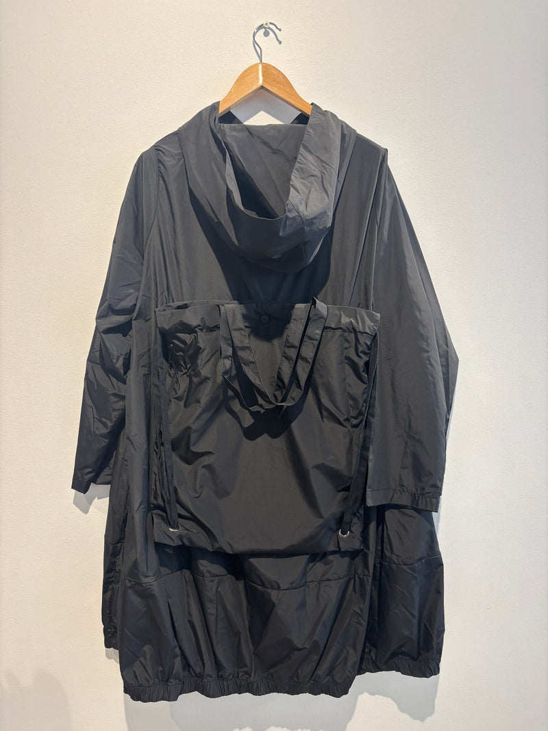 Rain Coat In A Bag- Black