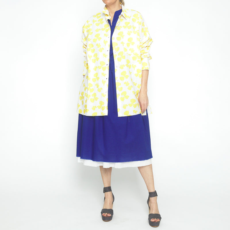 Clarence Shirt - Yellow Bloom