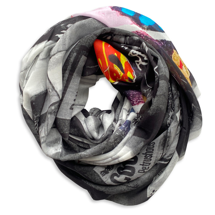 Eixamplier Black & White Modal Scarf
