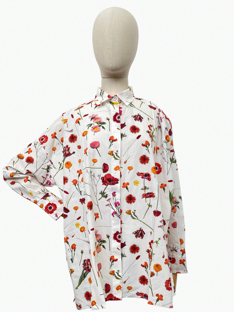 Carletta Shirt - Red Floral