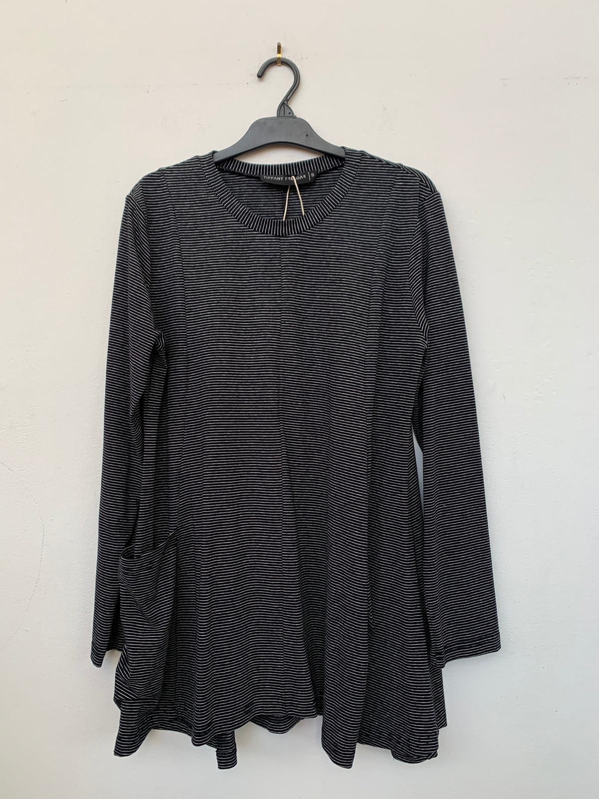 Jesse Black Fine Stripe Tunic