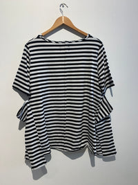 A Big T-Shirt- Black&White Stripe