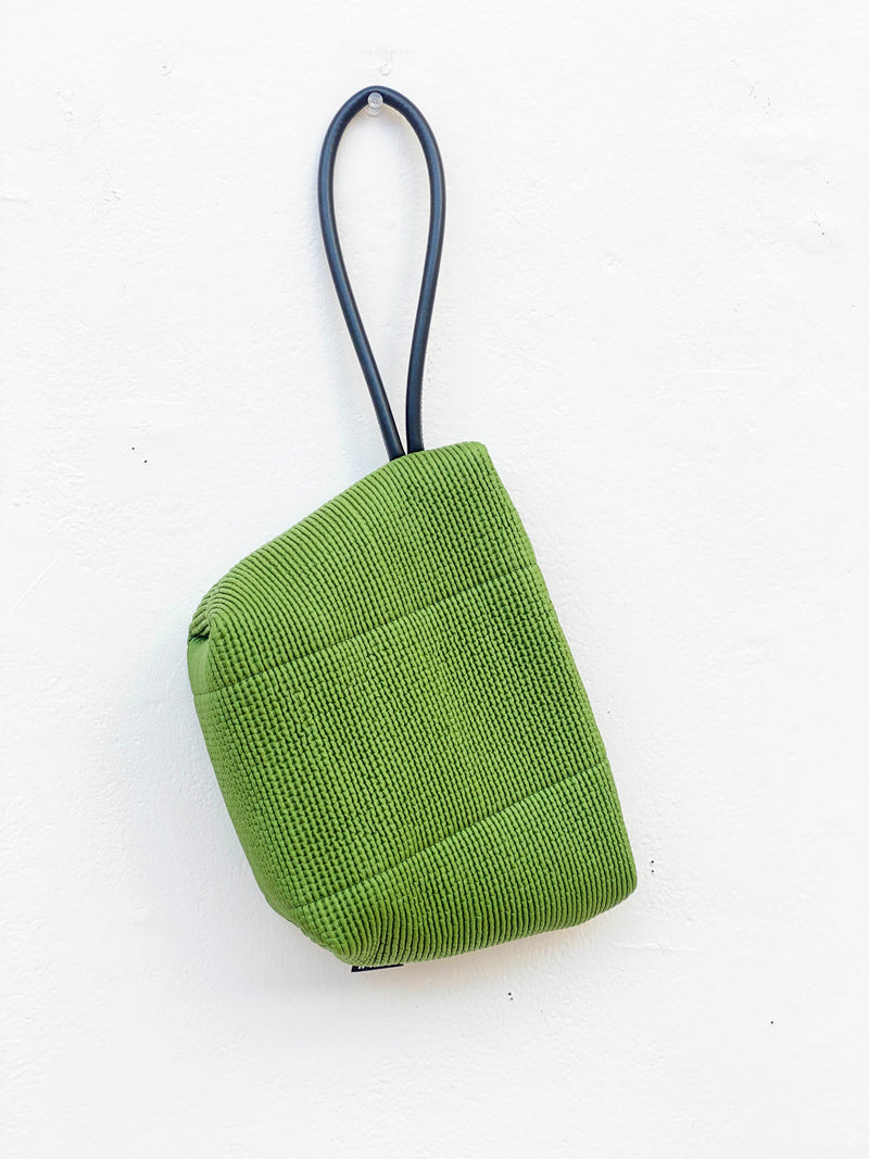 Mouse Clutch - Green Quilt
