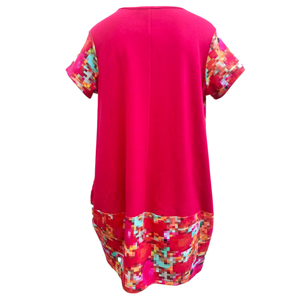 Riley Pixel Pink Tunic Top