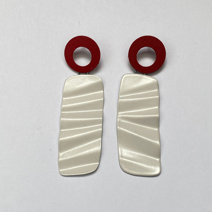 JC444 - Ripple Drops in Red/White